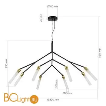 Подвесной светильник Evoluce KAITO SLE1129-403-08 - Фото 2