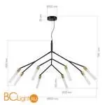 Подвесной светильник Evoluce KAITO SLE1129-403-08 - Фото 2