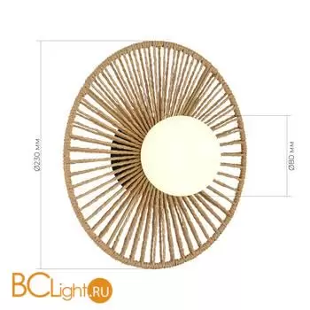 Настенный светильник Evoluce LOOM SLE6022-601-01 - Фото 3