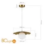 Подвесной светильник Evoluce LOREA SLE1196-303-01 - Фото 5