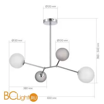 Люстра Evoluce MALTE SLE1107-103-04 - Фото 3