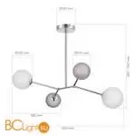 Люстра Evoluce MALTE SLE1107-103-04 - Фото 3