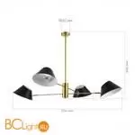 Люстра Evoluce Norbi SLE1253-343-04 - Фото 3