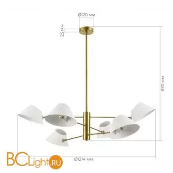 Люстра Evoluce Norbi SLE1253-353-06 - Фото 3