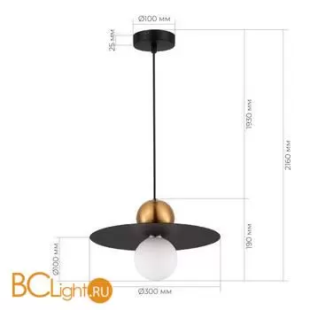 Подвесной светильник Evoluce RIZZ SLE1257-433-01 - Фото 3