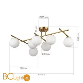 Люстра Evoluce sierra SLE1195-302-07 - Фото 7