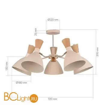 Люстра Evoluce Vista SLE1256-502-05 - Фото 7