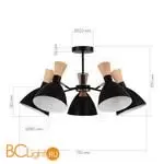 Люстра Evoluce Vista SLE1256-402-05 - Фото 7