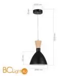 Подвесной светильник Evoluce Vista SLE1256-403-01 - Фото 2