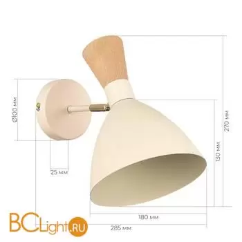 Настенный светильник Evoluce Vista SLE1256-501-01 - Фото 3