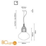 Подвесной светильник Fabbian Aerostat F27 A13 19 - Схема