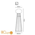 Торшер Fabbian Aerostat F27 C01 24 - Схема