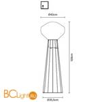 Торшер Fabbian Aerostat F27 C03 19 - Схема