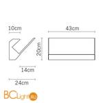 Настенный светильник Fabbian Ali D91 D07 01 - Схема