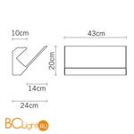 Бра Fabbian Ali D91 D09 25 - Схема