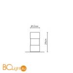 Настольная лампа Fabbian Becky F16 B01 71 - Схема