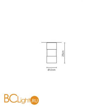 Потолочный светильник Fabbian Becky F16 E01 01 - Схема