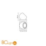 Напольный светильник Fabbian Beluga Alu D57 C07 11 - Схема