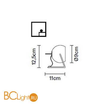 Настольная лампа Fabbian Beluga Colour D57 B07 01 - Схема