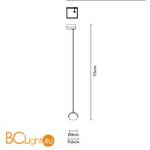 Трековый светильник Fabbian Beluga Colour D57 J05 41 - Схема