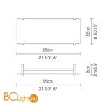 Настенный светильник Fabbian Binario D39 D03 00 - Схема