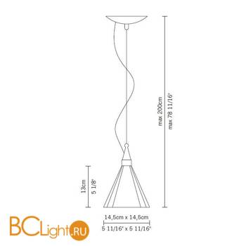 Подвесной светильник Fabbian Bisso D21 A01 15 - Схема