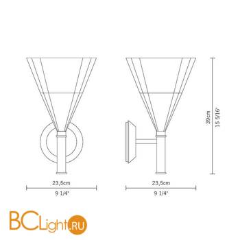 Бра Fabbian Bisso D21 D03 15 - Схема