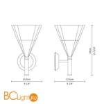 Бра Fabbian Bisso D21 D03 15 - Схема