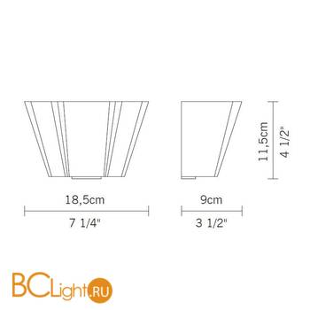Настенный светильник Fabbian Bisso D21 D07 15 - Схема