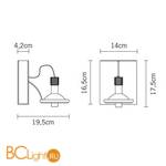 Настенно-потолочный светильник Fabbian Book D85 G01 01 - Схема