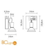 Потолочный светильник Fabbian Book D85 J03 01 - Схема
