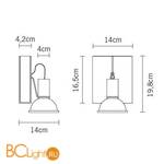 Спот (точечный светильник) Fabbian Book D85 G05 01 - Схема