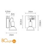 Трековый светильник Fabbian Book D85J05 01 - Схема