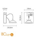 Трековый светильник Fabbian Book D85J07 61 - Схема