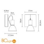 Спот (точечный светильник) Fabbian Book D85 G09 61 - Схема