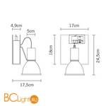 Трековый светильник Fabbian Book D85J09 61 - Схема