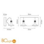 Спот (точечный светильник) Fabbian Book D85 G11 01 - Схема