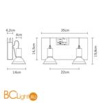 Трековый светильник Fabbian Book D85J13 01 - Схема
