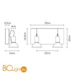 Спот (точечный светильник) Fabbian Book D85 G15 01 - Схема