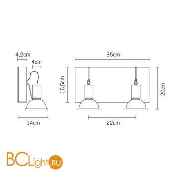 Спот (точечный светильник) Fabbian Book D85 G15 61 - Схема