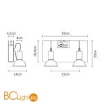 Трековый светильник Fabbian Book D85J15 61 - Схема