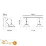 Спот (точечный светильник) Fabbian Book D85 G17 01 - Схема