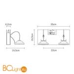 Трековый светильник Fabbian Book D85J17 01 - Схема