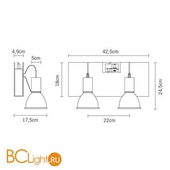 Трековый светильник Fabbian Book D85J19 01 - Схема