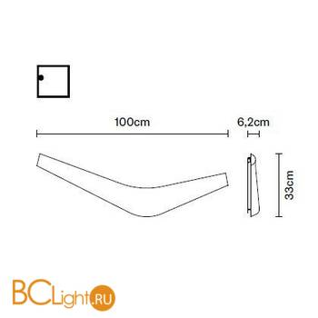 Настенный светильник Fabbian Boomy F29 D03 01 - Схема