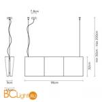 Подвесной светильник Fabbian Clap F08 A03 15 - Схема
