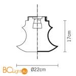 Потолочный светильник Fabbian Classici D14 E03 01 - Схема