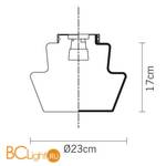 Потолочный светильник Fabbian Classici D14 E05 01 - Схема