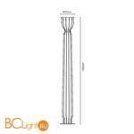 Торшер Fabbian Clove F22 C01 03 - Схема