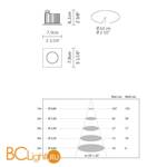 Встраиваемый светильник Fabbian Cricket D60 F20 31 - Схема